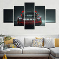 Modern Audi S1 Car Canvas Art Print Home Decor by Axyaa