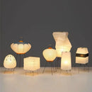 Axyaa Rice Paper Lantern Floor Lamp LED Light for Living Room Bedroom