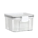 Axyaa Transparent Food Canister Kitchen Storage Box - Large Capacity, Sealed Jars