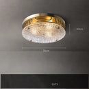 Axyaa Gold Pendant Lights - Glass Art Collection with Dimmable LED