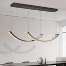Axyaa LED Crystal Chandelier Ceiling Lamp for Living Room Lighting