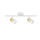 Axyaa Black Wood Nordic Rotatable Spotlight for Home Kitchen Living Room, GU10 LED Cob