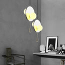Axyaa Stainless Steel Pendant Light - Modern Dining Room Bar Bedroom Hanging Lamp