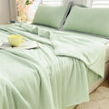 Axyaa Silk Summer Quilt - Cool & Machine Washable Thin Quilt