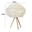 Axyaa Nordic Feather LED Desk Lamp: Modern & Minimalist Lighting Fixture
