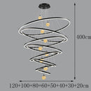 Axyaa Modern LED Pendant Light Chandeliers for Living Room and Dining Room