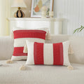 Axyaa Geometric Boho Cotton Cushion Cover for Home Decor