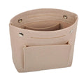 Axyaa Small Felt Organizer: Multi-Functional Cosmetic Bag for Handbag and Travel Essentials