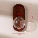 Axyaa Wall-Mounted Glass Flowerpot Vase: Home Decor Fish Tank Pendant Hydroponics Pot