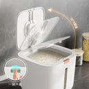 Axyaa Rice Bucket with Lid: Sealed Moisture-proof Canister for Noodles 5-10 KG