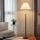 Axya Vintage Pleated Copper Floor Lamp for Living Room, Bedroom, and Study