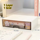 Axyaa Desk Organizer Stackable Drawer Pen Holder Stationery Storage Box