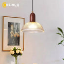 Axyaa Wooden & Glass Pendant Chandelier for Dining Room & Restaurant