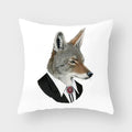 Axyaa Cartoon Animal Print Pillowcase for Home Decor