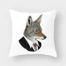 Axyaa Cartoon Animal Print Pillowcase for Home Decor