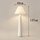 Axyaa Minimalist LED Floor Lamp with Remote Control Dimming for Living Room, Bedroom, Study