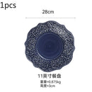 Axyaa High-end Ceramic Steak Plates - Set of European Style Creative Tableware