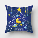 Axyaa Rainbow Nebula Throw Pillow Case for Living Room and Bedroom
