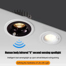 Axyaa PIR Motion Sensor Spotlight COB Downlight for Indoor Lighting