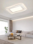 Axyaa LED Ceiling Lamp with Remote Control for Nordic Minimalist White Living Room