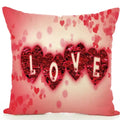 Axyaa Cartoon Couple Linen Pillowcase: Cute Room Decor & Valentine's Day Gift