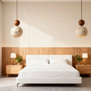 Axyaa Yellow Cave Stone Pendant Light - Scandinavian Wabi-Sabi Design