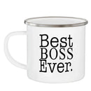 Axyaa Best Boss Ever Mug 10oz Ceramic Office Milk Cup Friends Gift