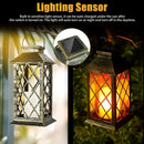 Axyaa Solar Palace Lantern: Waterproof Flameless Candle LED Light for Outdoor Decor