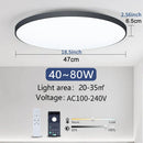 Axyaa Smart LED Ceiling Lamp for Living Room - Dimmable & Remote Control - Modern Design