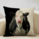 Axyaa Nice Cow Cushion Cover - Decorative Pillow Case for Sofa & Chair