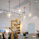 Axyaa Nordic Glass Ball Pendant Lamp Small Chandelier
