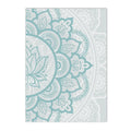 Axyaa Bohemian Mandala Blue Wall Art Canvas Painting for Home Decor