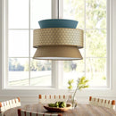 Axya Modern Fabric Art Chandelier for Dining Room, Bedroom, Study - Creative, Japanese Style