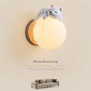 Axya Modern Astronaut Rabbit Wall Lamp for Kids Room and Study Decor