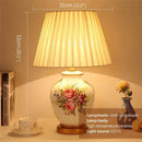 Axyaa Contemporary Ceramic Table Lamp for Living Room Bedroom, Hotel Decor
