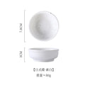 Axyaa Japanese Ceramic Seasoning Plate for Home & Restaurant Decor