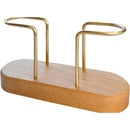 Axyaa Black Walnut Tissue Holder: Minimalist Dining Table Storage Rack