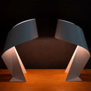 Axyaa Origami Table Lamp Black White E27 Minimalist Light for Living Room Bedroom