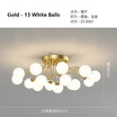 Axyaa Gold Chandelier: Modern Ceiling Pendant for Home Decor Lighting