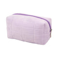 Axyaa Portable Cosmetic Bag: Large Capacity, Zipper Closure, Ideal for Travel & Students