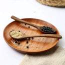 Axyaa Long Handle Wooden Soup Spoon Set of 6