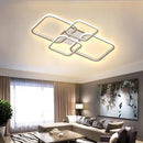 Axyaa Square LED Ceiling Light with 4 Heads for Living Room, Study & Home Decor