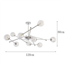 Axyaa Dining Room Chandelier Pendant Lights Ceiling Lamps - Elegant Salon Indoor Lighting Fixtures