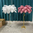 Nordic Feather Floor Lamp by Axyaa: French Retro Atmosphere Light for Living Room