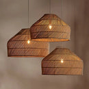 Axyaa Rattan Chandelier Pendant Light for Dining Room and Bedroom