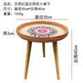 Axyaa Handmade Rattan Shells Coffee Table - Nordic Style Home Decoration