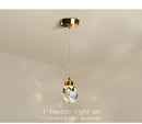 Axyaa Crystal LED Pendant Lights for Home Décor