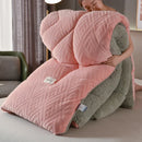 Axyaa Velvet Coral Fleece Queen Weighted Blanket: Soft & Cozy Winter Comforter