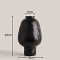 Axyaa Ceramic Vase with Artificial Flowers Desk Decoration Aesthetic Floral Vases