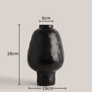 Axyaa Ceramic Vase with Artificial Flowers Desk Decoration Aesthetic Floral Vases